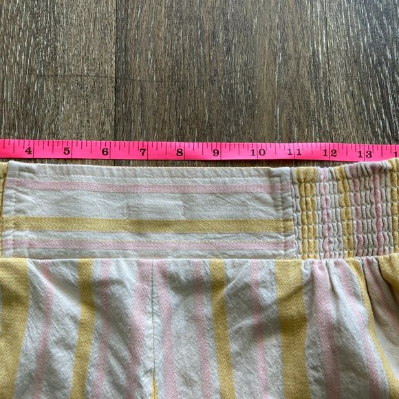 Roxy Handmade Life Shorts in Tapioca Alla Size M Striped Shorts - Picture 7 of 10
